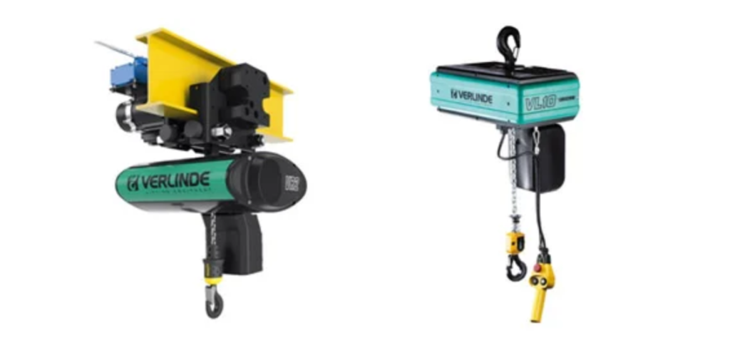 Verlinde chain hoists supplied by Jenmon