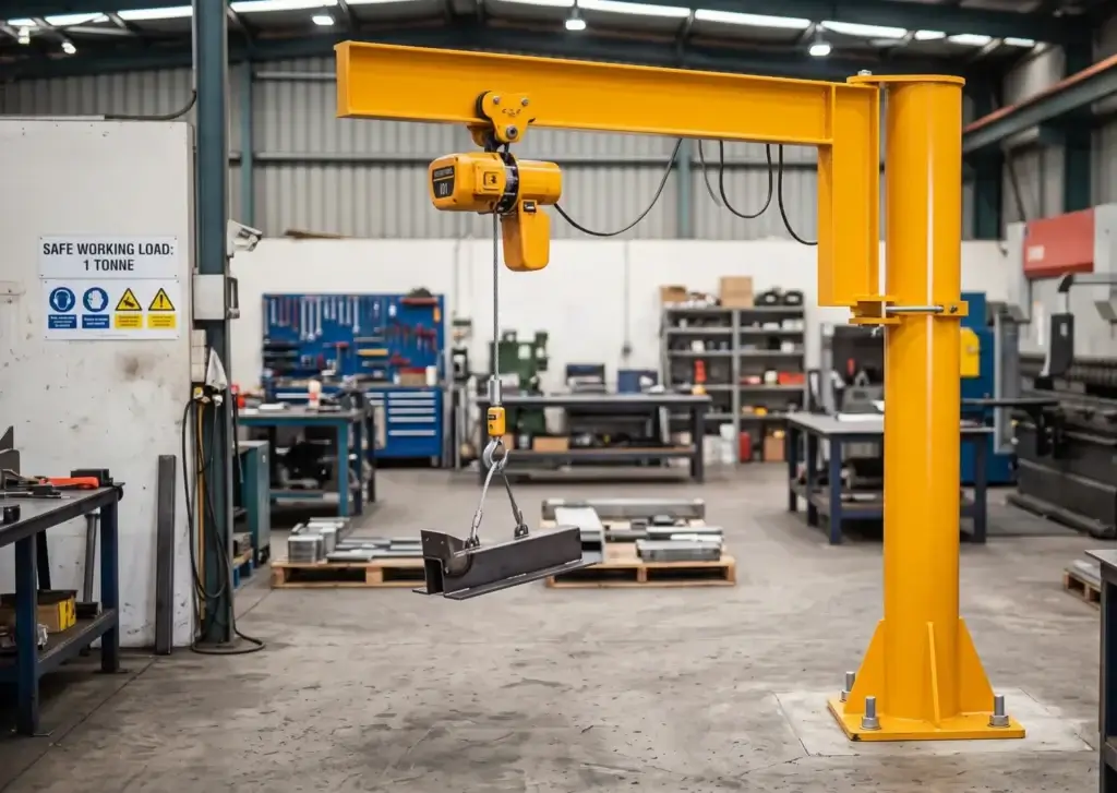 Load testing procedure to check crane performance